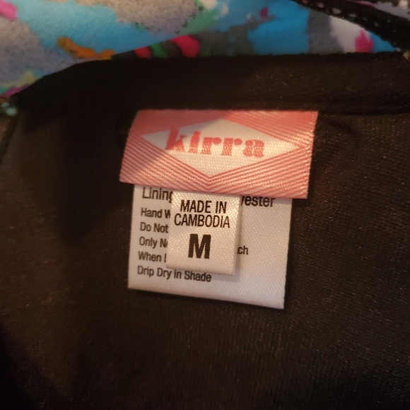 Kiara Tropical Print Bikini SZ Med - Picture 3 of 4